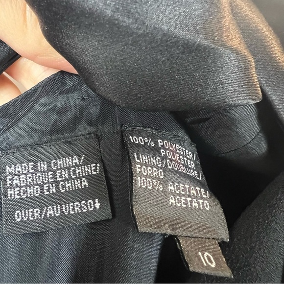 NWT Liz Claiborne Night black dress Size:10
100% polyester mother of the bride - Picture 13 of 14